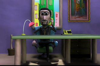 create 3d claymation or stop motion animation, claymation animation 3d character