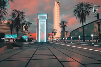 do 3d game environment realistic and stylize map asset modeling terrain in unity