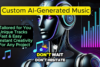 create custom ai generated music tracks