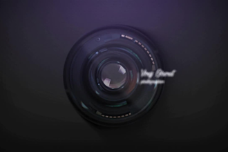 create a 3d outstanding animation for photography  logo intro