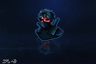 make glitch logo intro animation video