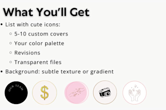 create brand aligned ig story highlight icons fast