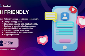 reskin, rebrand, redesign any codecanyon app source code