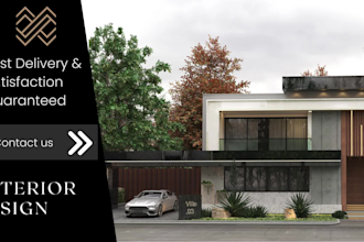 do 3d exterior and interior architecture rendering 3ds max