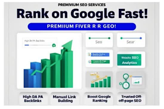 build high authority and high da pa seo backlinks for google top ranking