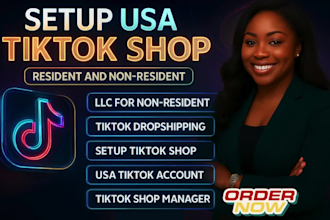 create USA tik tok shop setup tiktok shop manage tiktok shop USA tiktok accoun