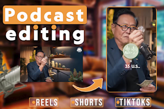 repurposed podcast into viral instagram reels, tiktok and youtube short