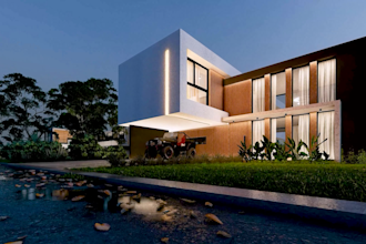create high quality architectural render and video