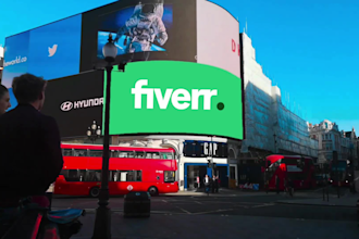 promote your logo and video on 30 digital billboards
