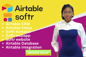 airtable database, ORM airtable automation softr website softr expert