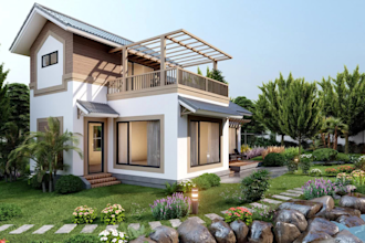 create photorealistic residential architectural