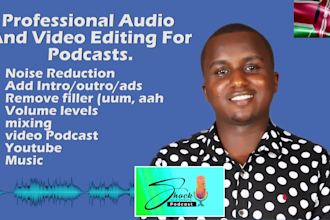 professionally edit your podcast audio and video