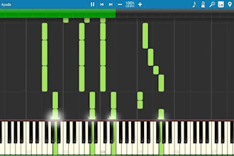 do a synthesia piano tutorial video or midi for synthesia
