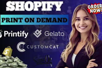 design redesign print on demand pod shopify store website