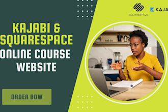 build kajabi online course squarespace online course kajabi squarespace course