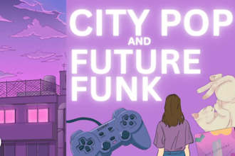 80s inspired city pop and future funk with retro vibes