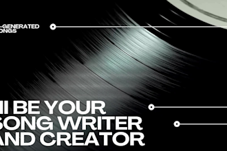 be your song writer and song, creator