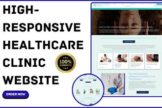design medicare healthcare home care dental clinic doctor spa therapy website