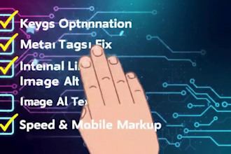 on page SEO of your website for the google top ranking