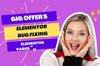 modify or fix all your elementor website issues