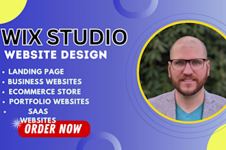design, redesign or transfer wix website, wix ecommerce website using wix studio