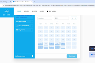 build a modern dental website with appointment booking
