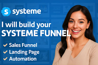 systeme io sales funnel email marketing landing page toget leads and boost sales
