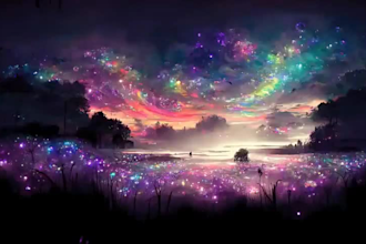 produce a unique artistic ai music video