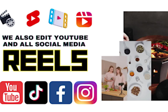 edit awesome cooking and recipe videos for youtube and reels