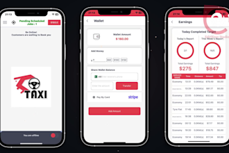 develop custom uber clone taxi booking app development