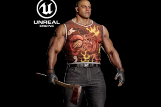 3d realistic game character metahuman character modeling fortnite character ue5