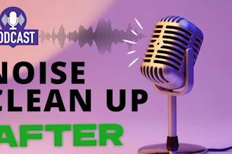 remove noise in your audio and video, noise reduction