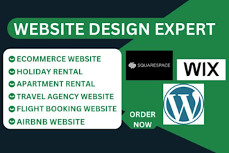 build short term rentals, apartment website, travel agency, luxury website