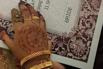 design a traditional or modern nikah nama certificate