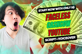 create faceless cash cow videos for youtube