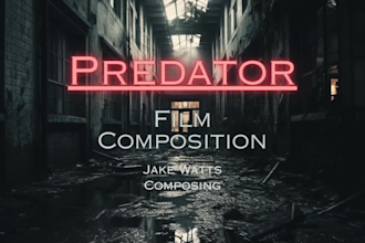 compose a whole score for your horror action emotional game