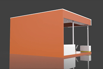 design 3d exhibition stand trade booth design event design stall with renders
