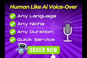 do human like male and female ai voice over