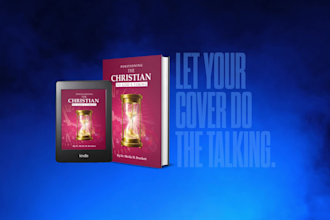 design a professional ebook and print book cover with 3d mockups