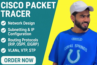 assist you in cisco packet tracer and report