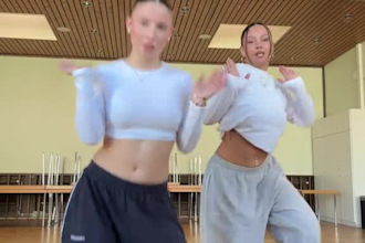 dance a viral tiktok dance video to your music