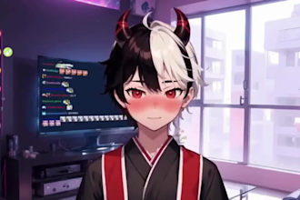 design and rig custom live2d vtuber model, anime avatar for facerig, obs studio