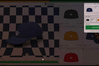 interactive 3d animated webflow website design 3d shopify 3d spline threejs gsap