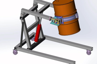 design 3d industrial designs on solidworks with 3d cad designs