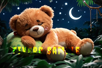 create lullaby baby sound  videos for your channel with copyright free music