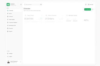 create design system dashboard sales, marketing, saas on figma
