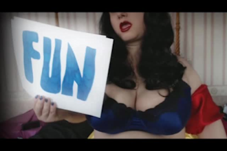make a hot SEXY video with your website name or any other message you want