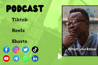 edit your podcast videos into delightful short form clips