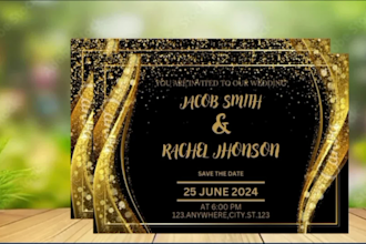 design wedding invites digital and printable with bonus