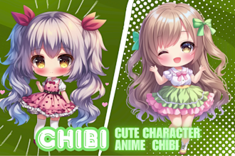 draw custom twitch emotes, chibi emotes, animated emotes, vtuber for stream